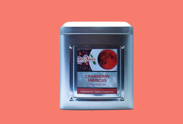 Cranberry Hibiscus Silver Tin