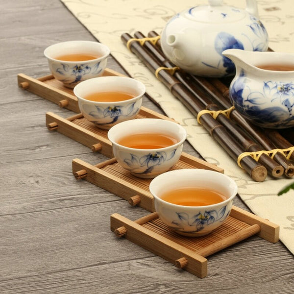 Mini Solid Wood Tea Coaster