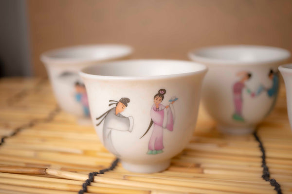 Yixing Tea Pot Set - Lady and Man