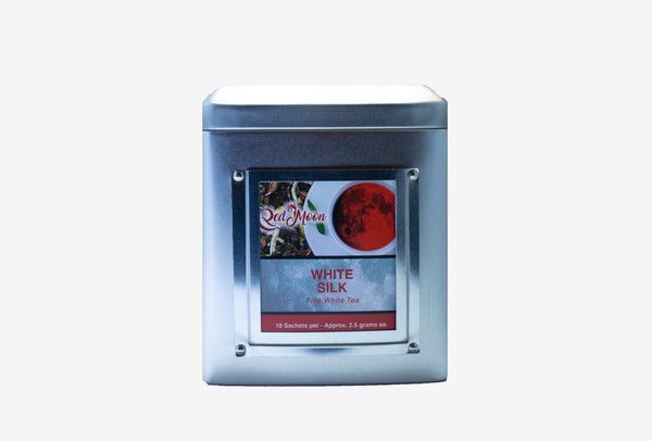 White Silk Silver Tin