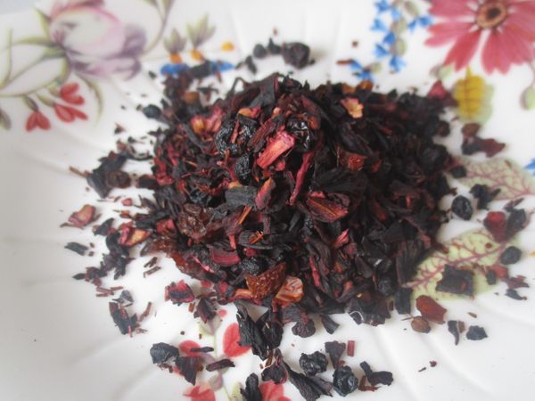 Cranberry Hibiscus Silver Tin